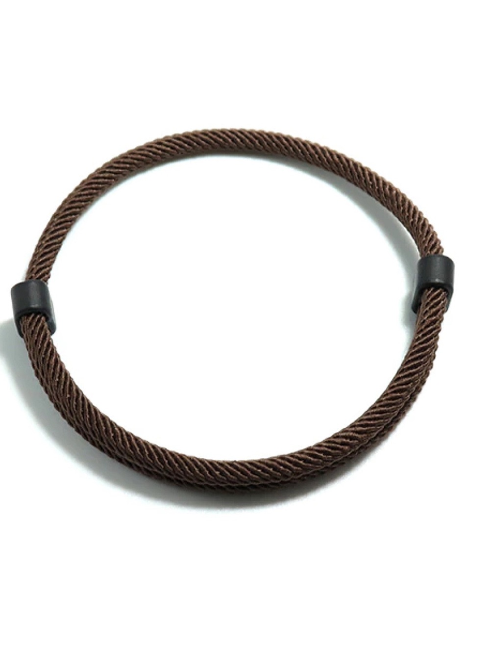 Brown Rope Twist Men's Bracelet - Minimalist Accessory